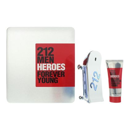Carolina Herrera Heroes Тоалетна Вода 90 мл + Душ Гел 100 мл – Подаръчен Комплект за Мъже