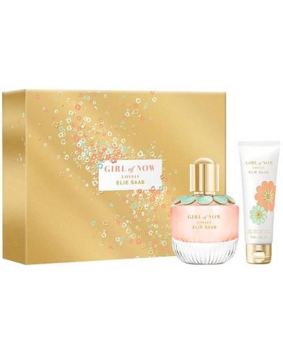 Elie Saab Girl Of Now Lovely Парфюмна Вода  50 мл + Лосион за Тяло 75 мл – Подаръчен комплект за Жени