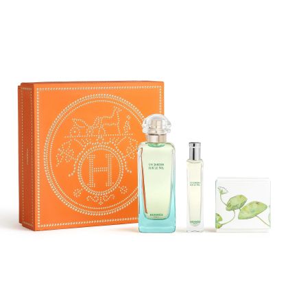 Hermes Un Jardin Sur Le Nil Тоалетна Вода 100 мл + 15 мл + Сапун 50 мл – Подаръчен Комплект за Жени