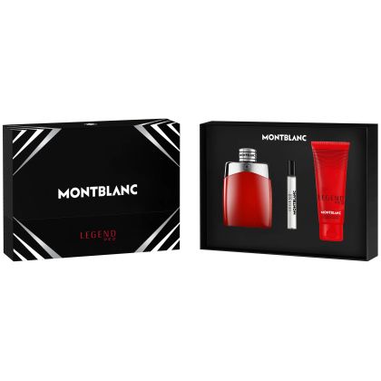 Mont Blanc Legend Red Парфюмна Вода 100 мл + 7.5 мл + Душ Гел 100 мл – Подаръчен Комплект за Мъже