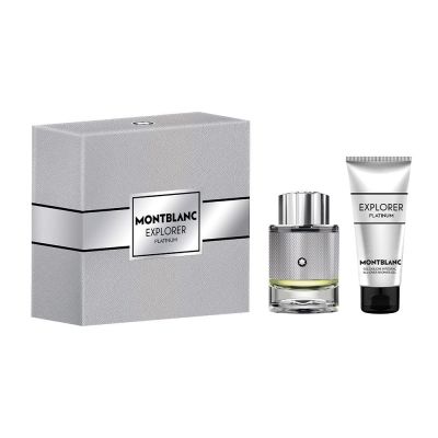 Mont Blanc Explorer Platinum Парфюмна Вода 60 мл + Душ Гел 100 мл – Подаръчен Комплект за Мъже