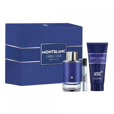 Mont Blanc Explorer Ultra Blue Парфюмна Вода 100 мл + 7.5 мл + Душ Гел 100 мл – Подаръчен комплект за Мъже