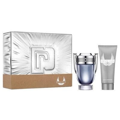 Paco Rabanne Invictus Тоалетна Вода  100 мл + Душ Гел 100 мл – Подаръчен комплект за Мъже