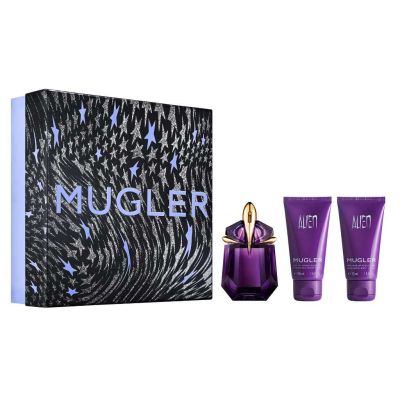 Thierry Mugler Alien Парфюмна Вода 30 мл + Душ Гел 50 мл + Лосион за Тяло 50 мл- Подаръчен Комплект за Жени